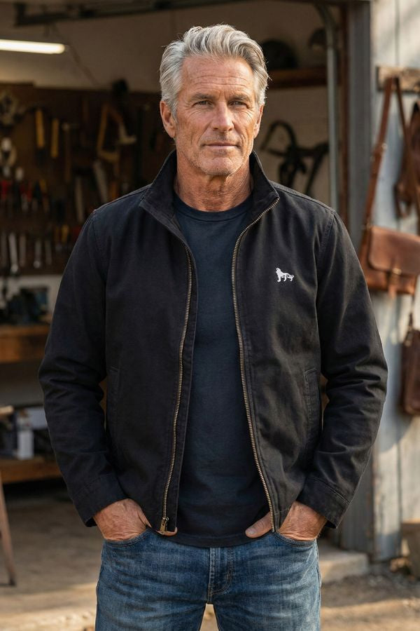 100% Cotton Lightweight Heritage Workwear Jacket - Image 11