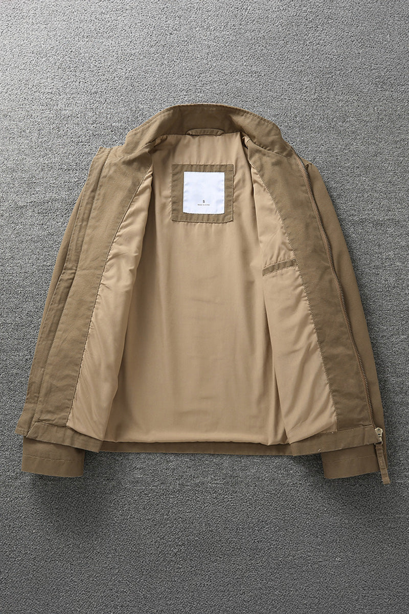 100% Cotton Lightweight Heritage Workwear Jacket - Image 7