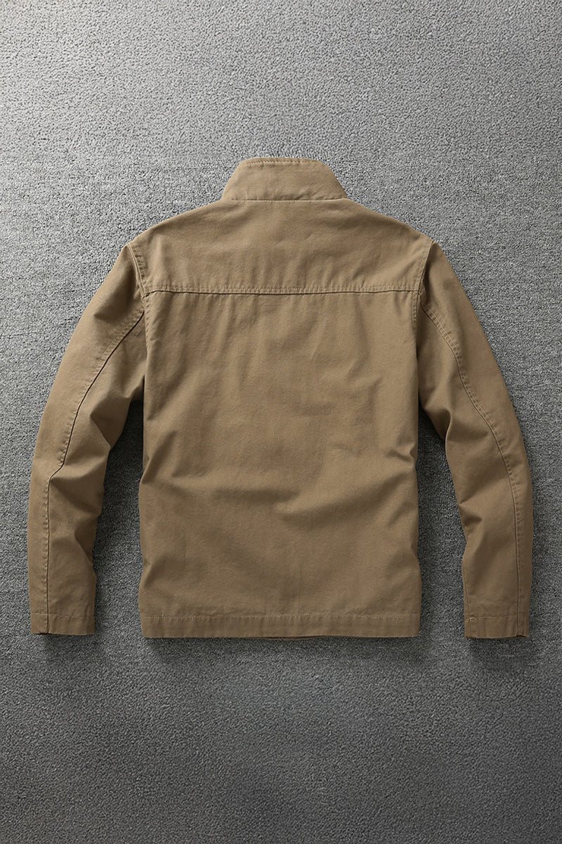 100% Cotton Lightweight Heritage Workwear Jacket - Image 8