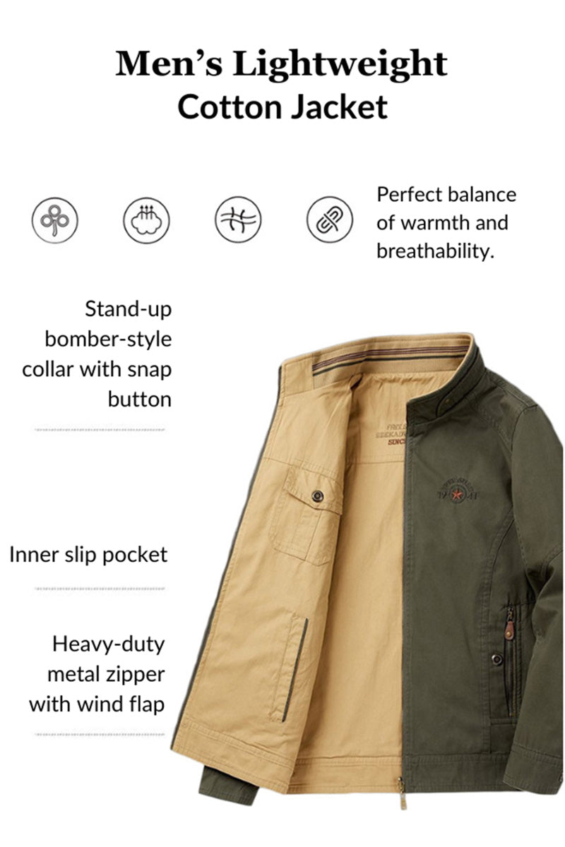 100% Cotton Heritage Everyday Bomber Jacket - Image 4