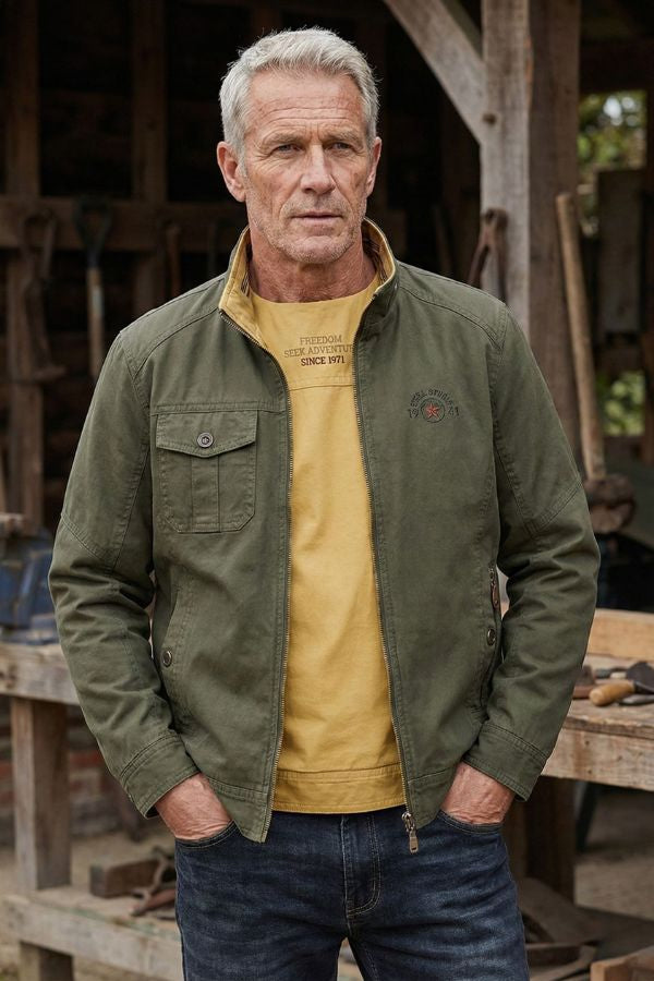 100% Cotton Heritage Everyday Bomber Jacket - Image 5