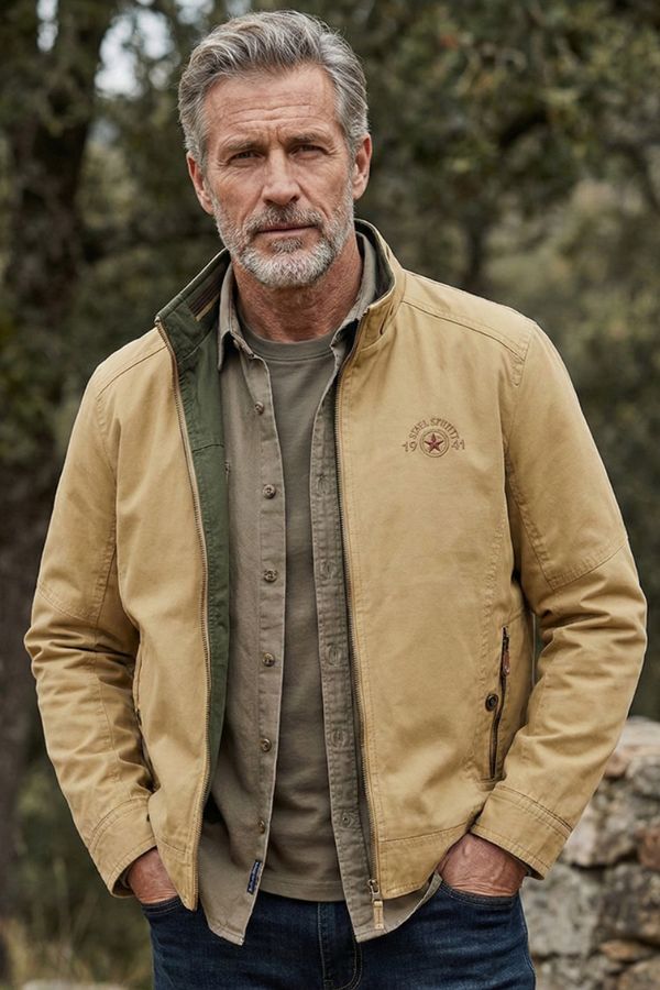 100% Cotton Heritage Everyday Bomber Jacket - Image 9