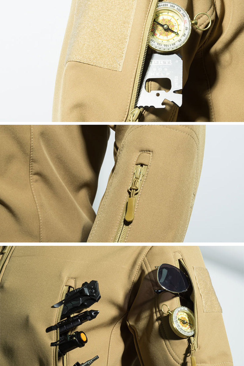 Quiet Strength Weather-Ready Tactical Soft Shell Jacket - Image 12