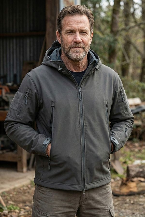 Quiet Strength Weather-Ready Tactical Soft Shell Jacket - Image 14