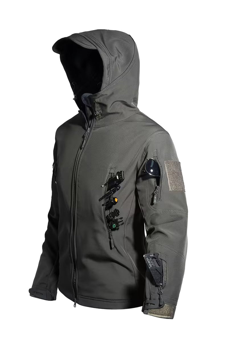 Quiet Strength Weather-Ready Tactical Soft Shell Jacket - Image 15