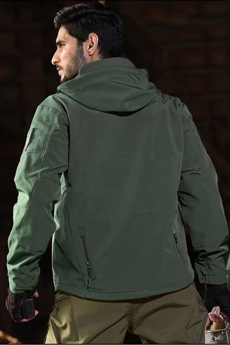 Quiet Strength Weather-Ready Tactical Soft Shell Jacket - Image 4