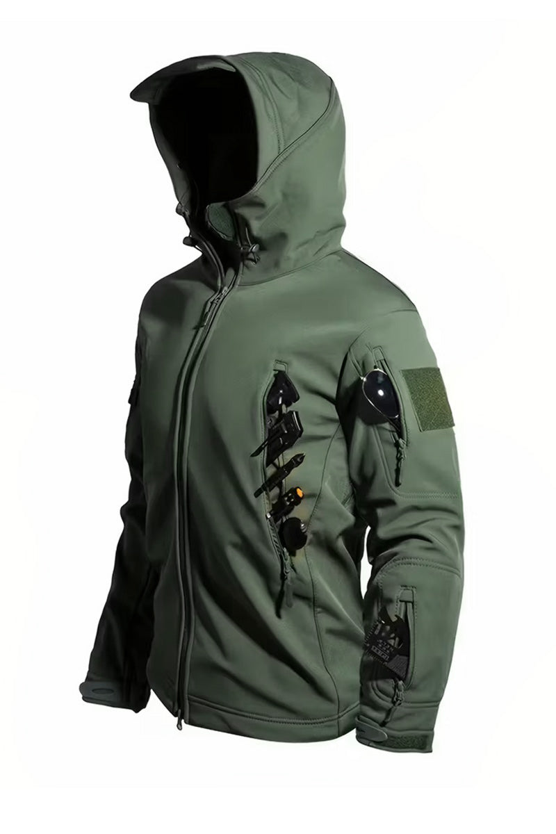 Quiet Strength Weather-Ready Tactical Soft Shell Jacket - Image 5