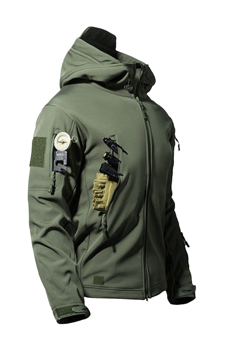Quiet Strength Weather-Ready Tactical Soft Shell Jacket - Image 6