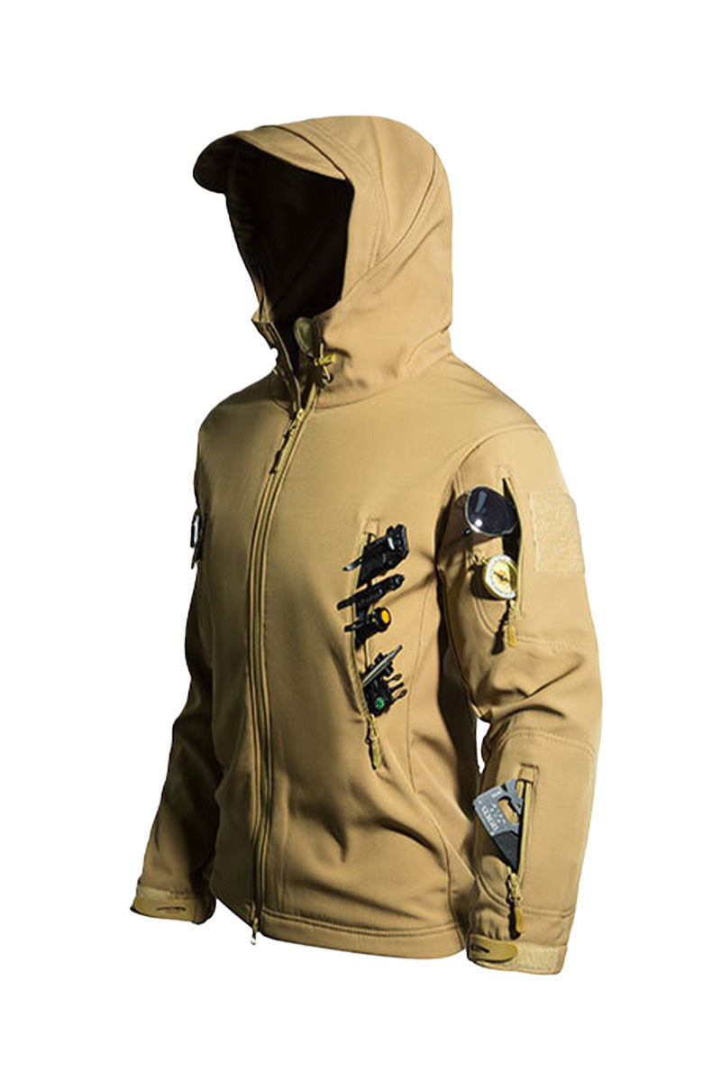 Quiet Strength Weather-Ready Tactical Soft Shell Jacket - Image 9