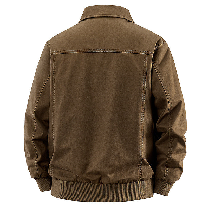 100% Cotton Plaid Reversible Workwear Jacket - Image 3