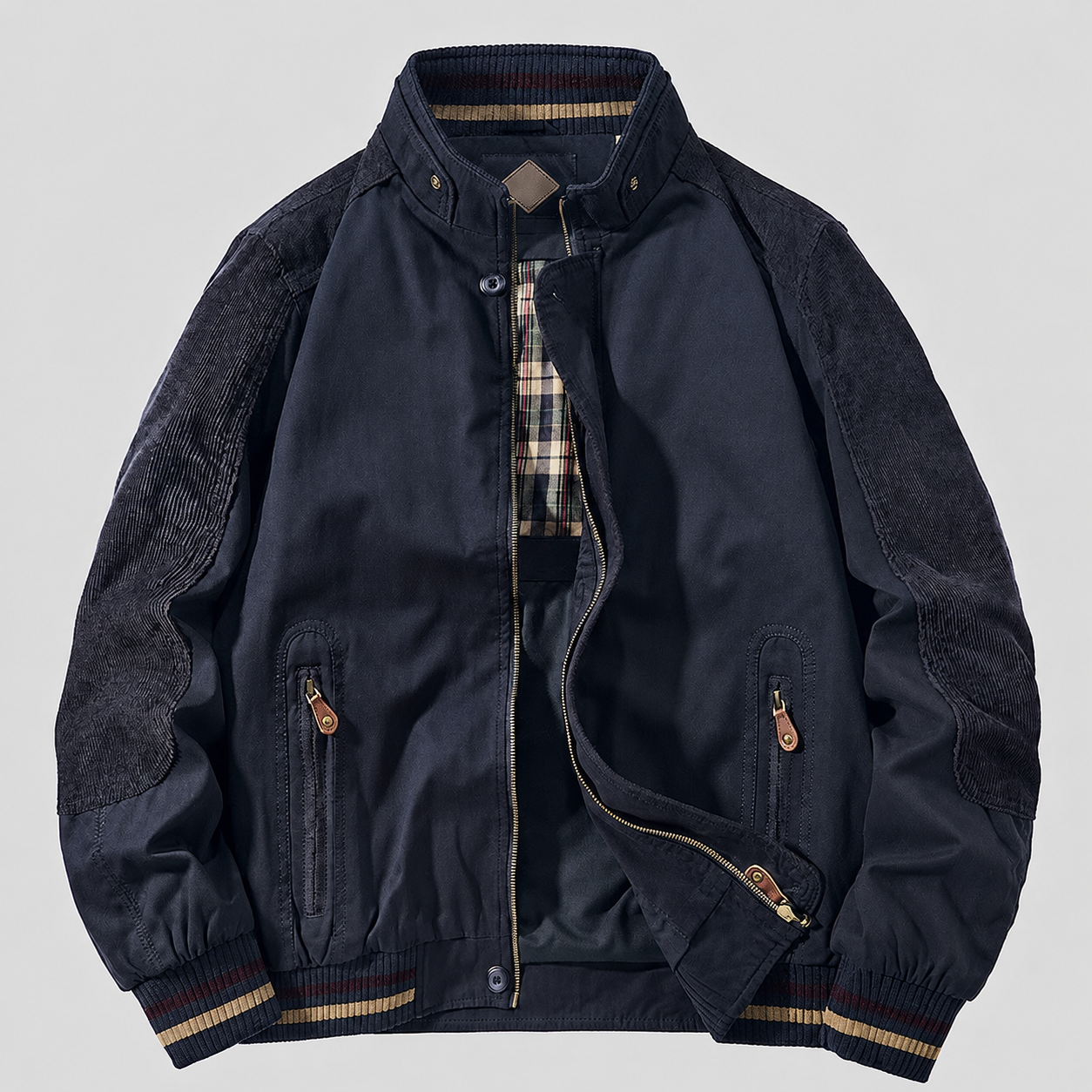 Outdoor Jacket with Stand Collar - Image 5