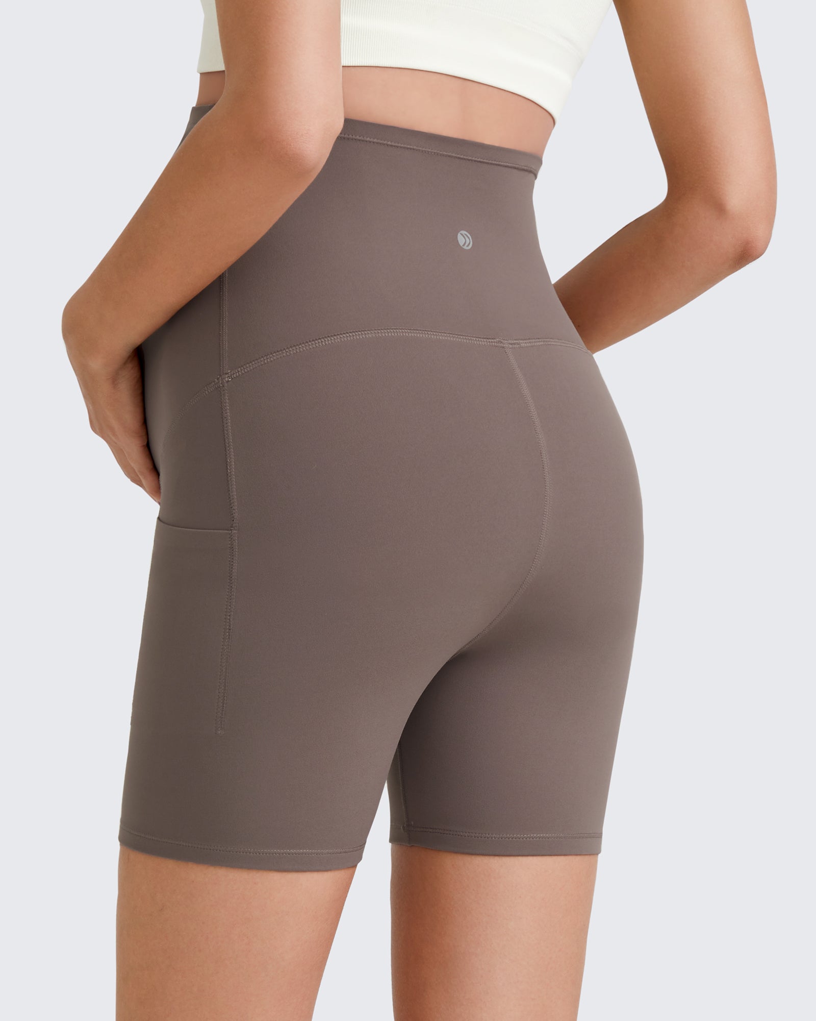 BareFeel Maternity Athletic Legging Shorts 5'' - Image 9