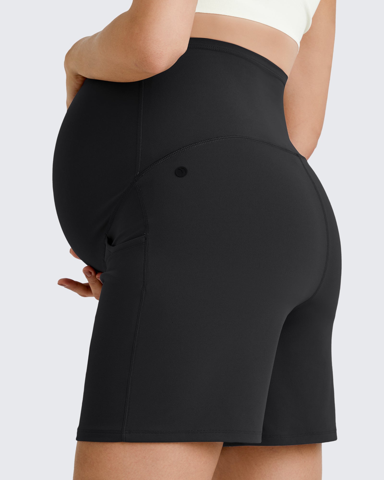 BareFeel Pregnancy Belly Workout Shorts 6 - Image 2