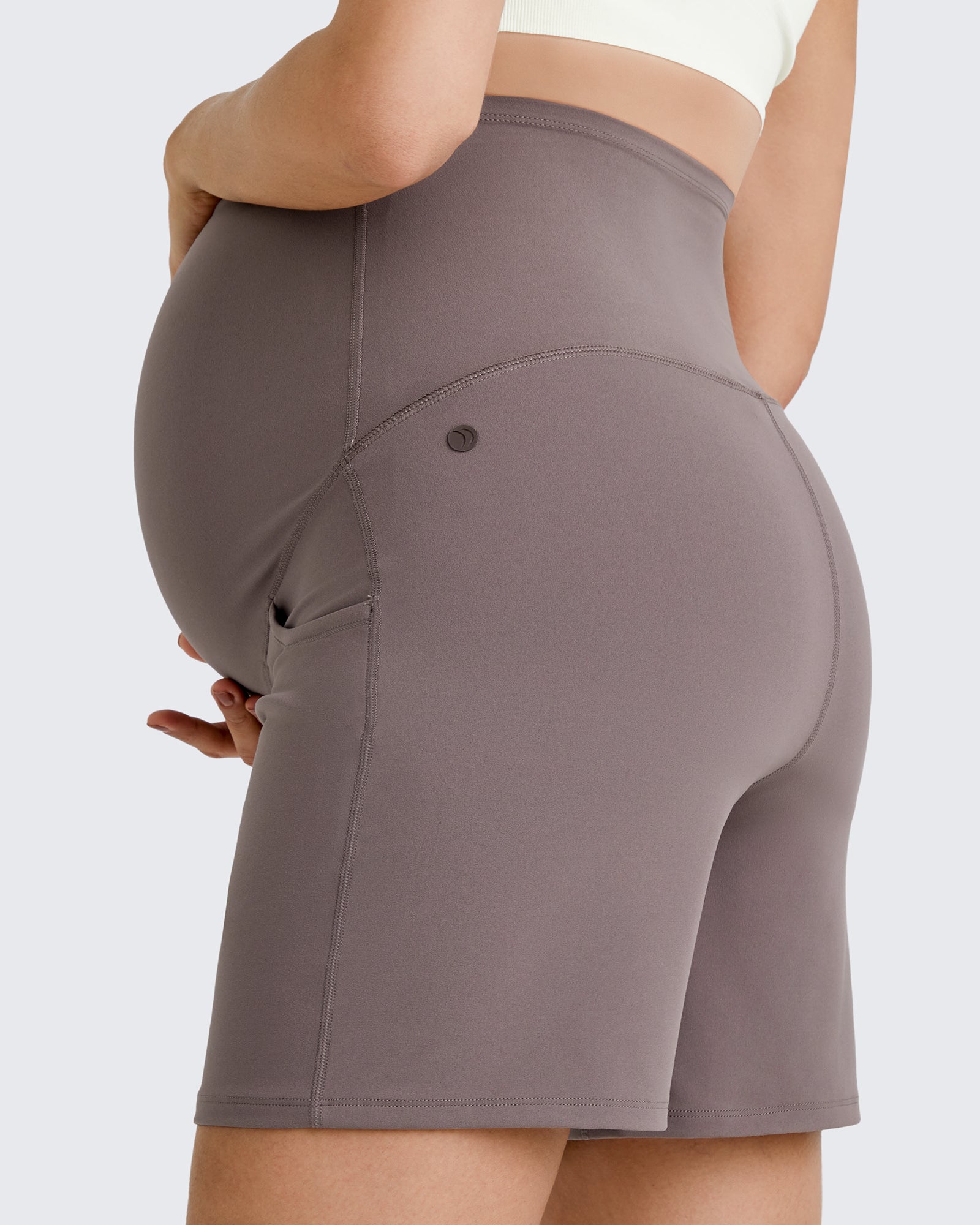 BareFeel Pregnancy Belly Workout Shorts 6 - Image 5