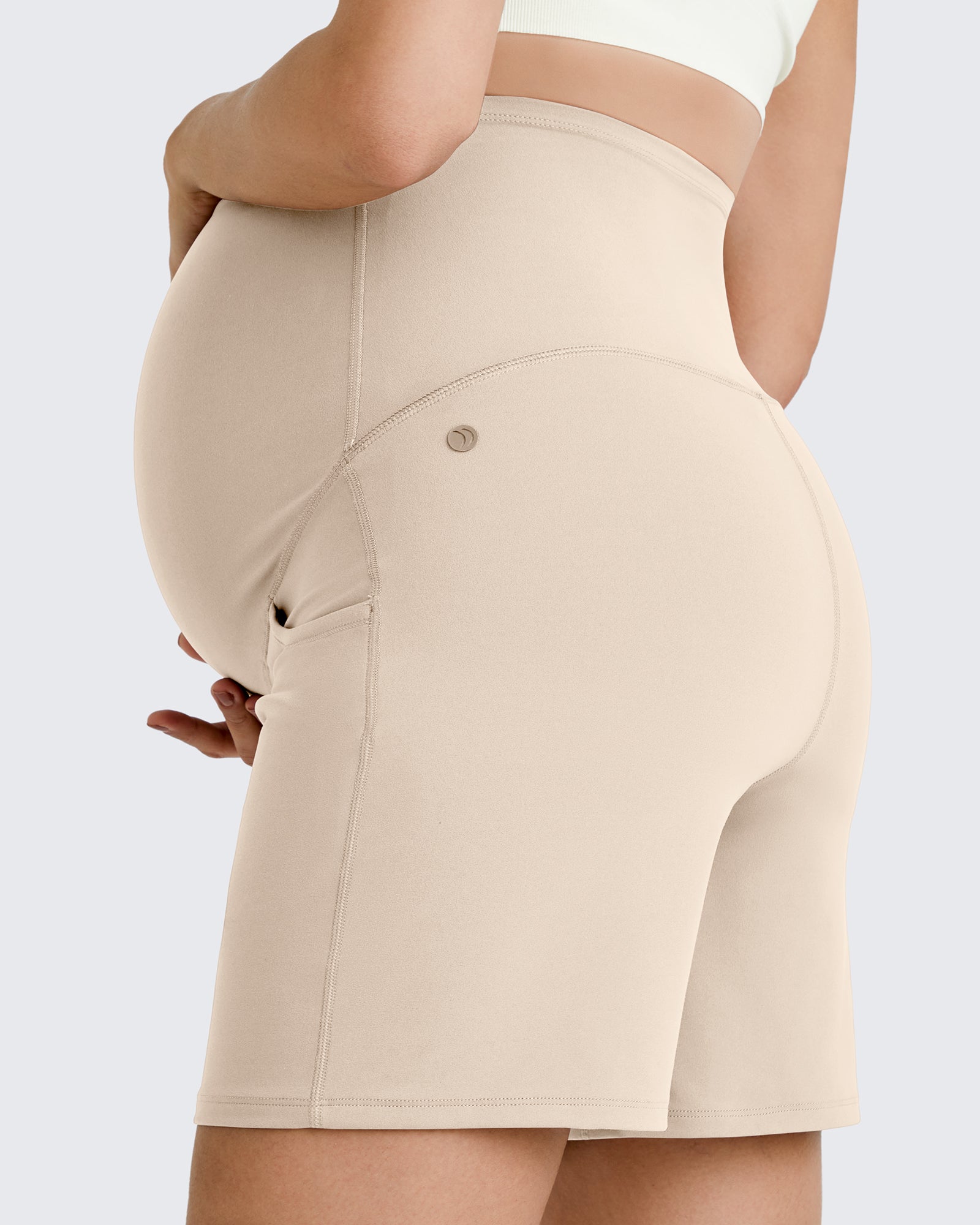 BareFeel Pregnancy Belly Workout Shorts 6 - Image 8