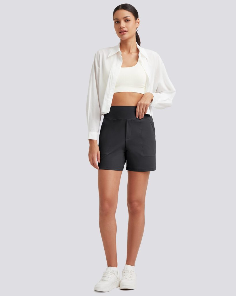 EverGoing High-Waist Burmuda Athletic Shorts 5''