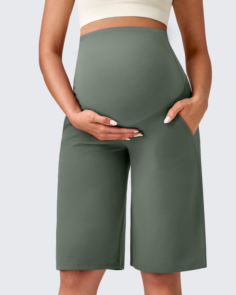 EverGoing Maternity Athletic Bermuda Shorts 12''