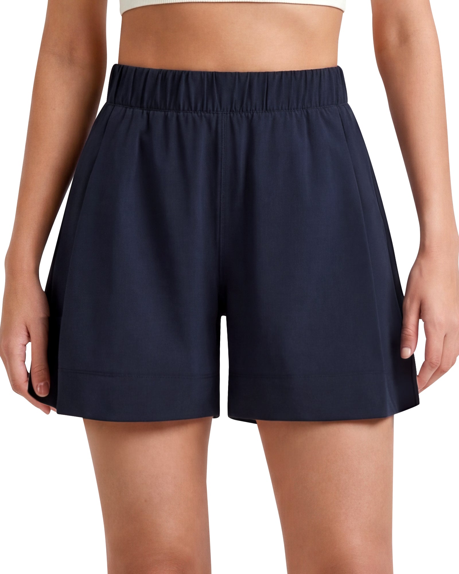 G4Free 4" Water Resistant Side Slit Casual Shorts with Pockets - Image 3