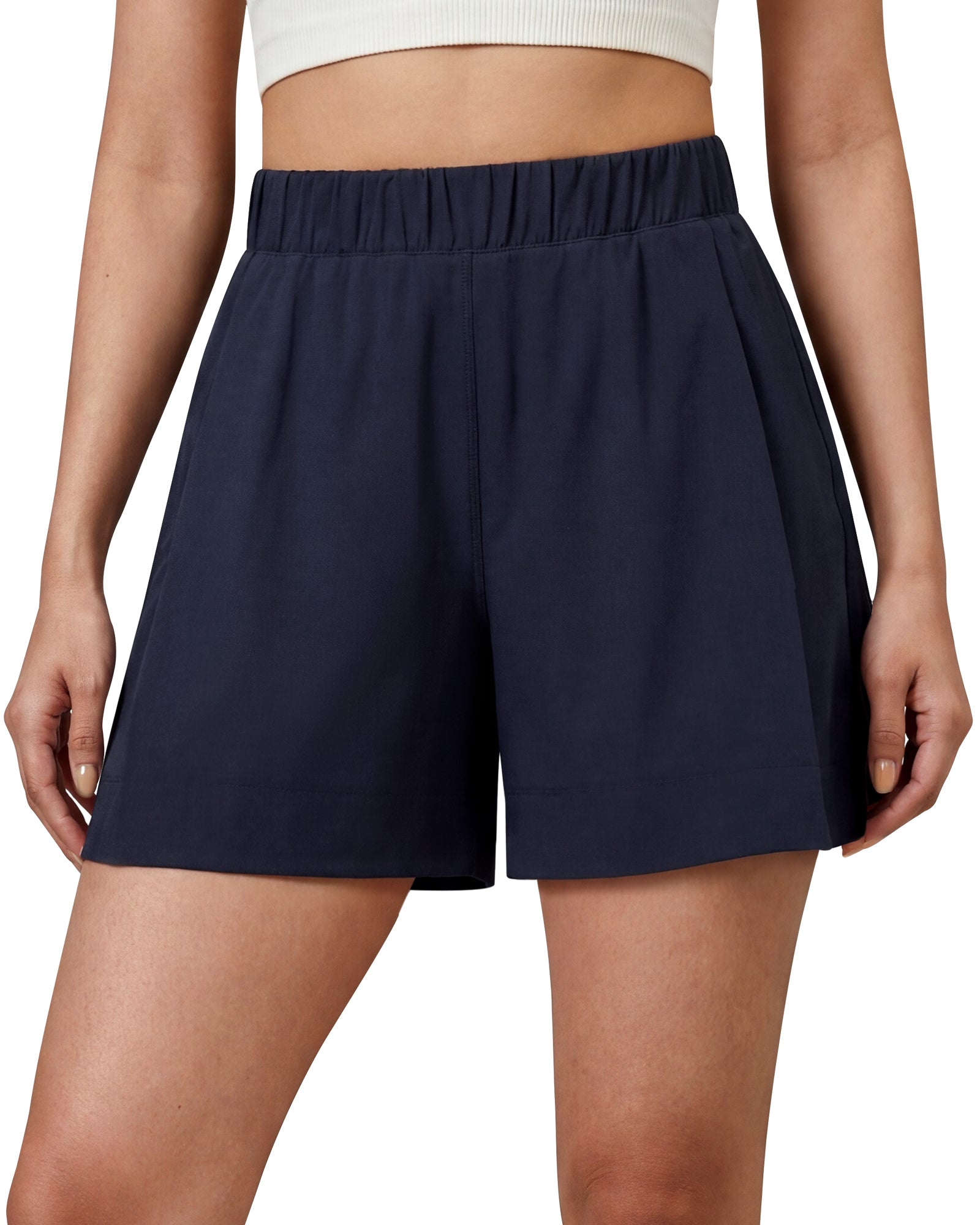 G4Free 4" Water Resistant Side Slit Casual Shorts with Pockets - Image 5