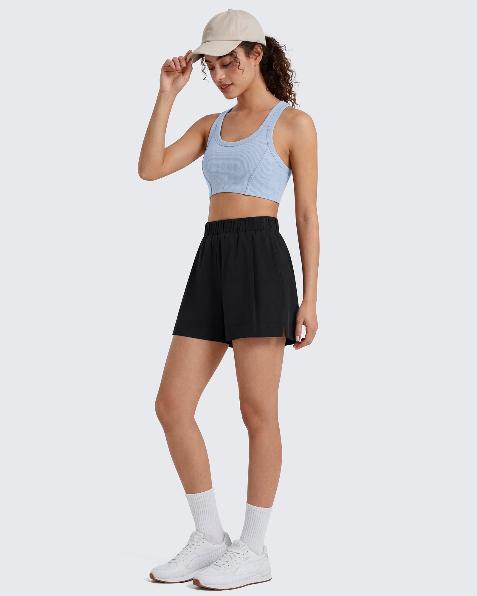 G4Free 4" Water Resistant Side Slit Casual Shorts with Pockets - Image 2