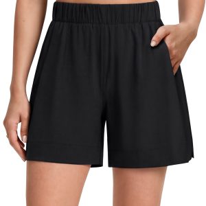 G4Free 4" Water Resistant Side Slit Casual Shorts with Pockets