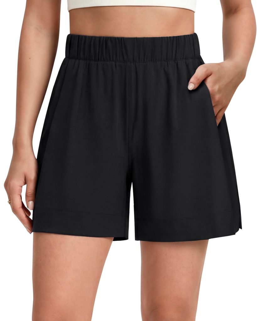 G4Free 4" Water Resistant Side Slit Casual Shorts with Pockets