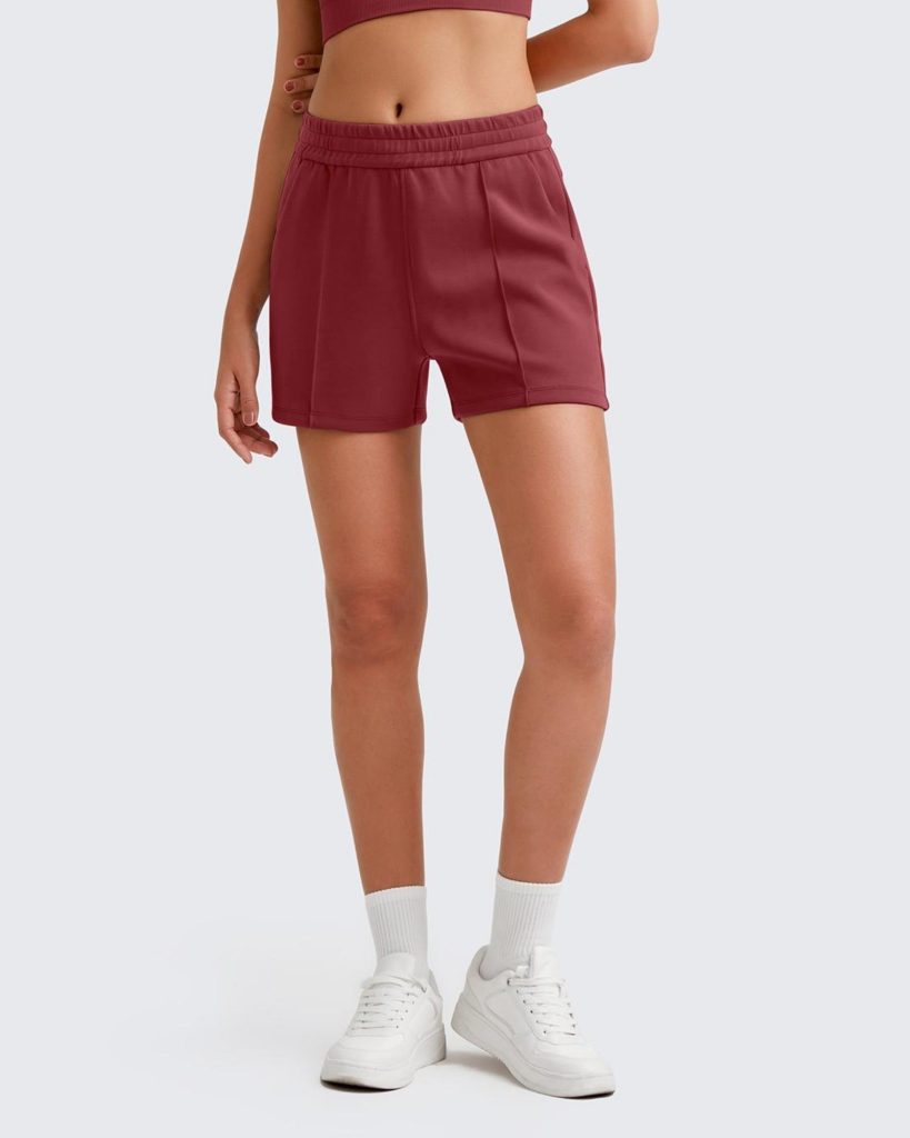 Smoofit Front Pleats Elasticity Sweat Shorts