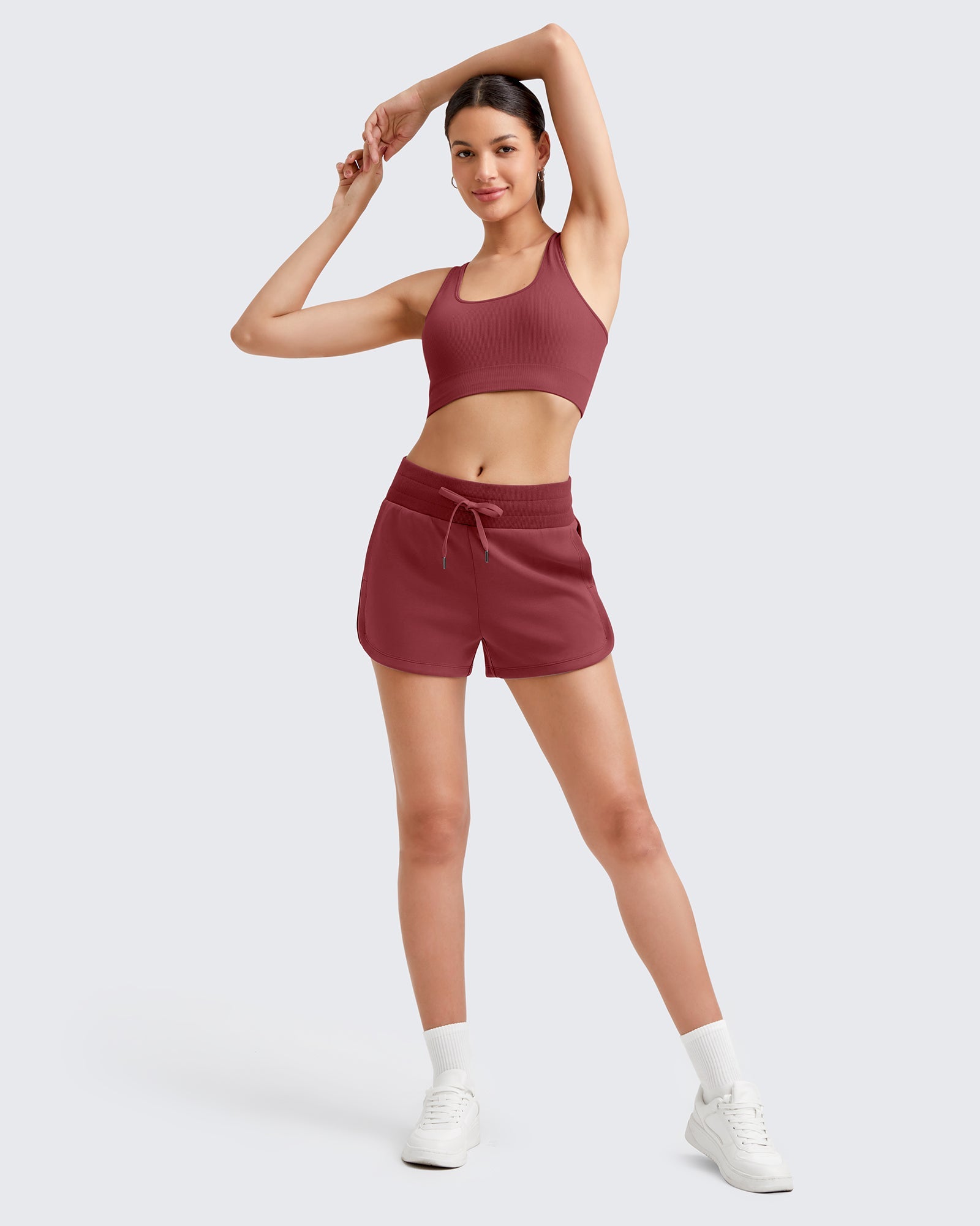 Smoofit Side Slit Drawstring Sweat Shorts - Image 6