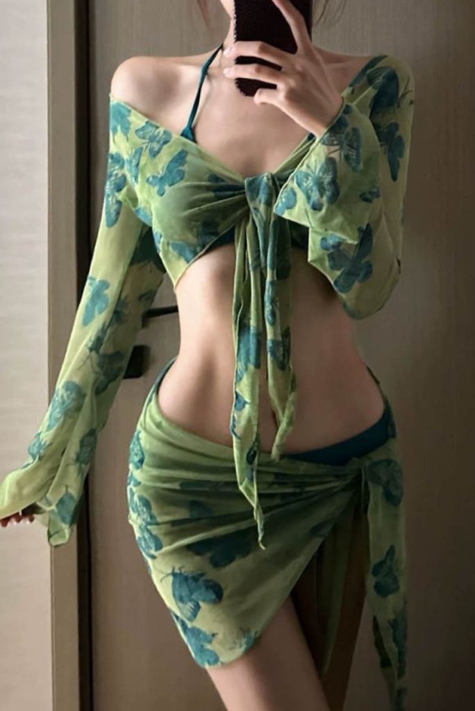 New Thai-Style Sexy Bikini 4-Piece Set
